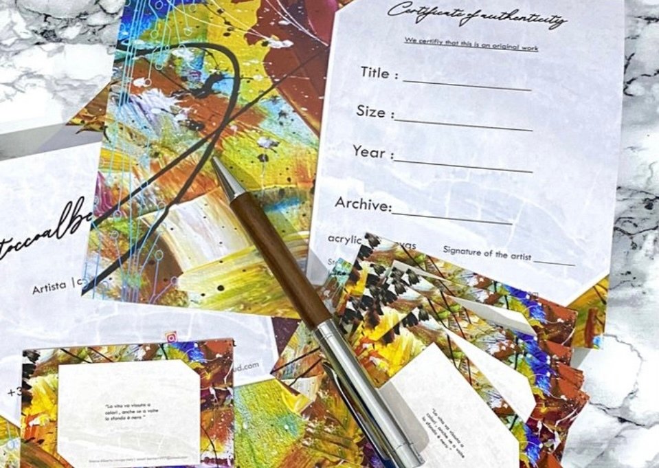 Alberto Stocco "Abstrait" - Grand format XXL