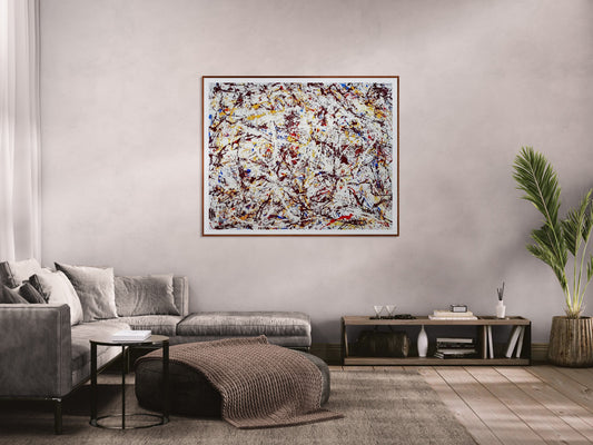 Superbe peinture sur toile Pollock Style - Arvydas Gaiciunas (Retne)