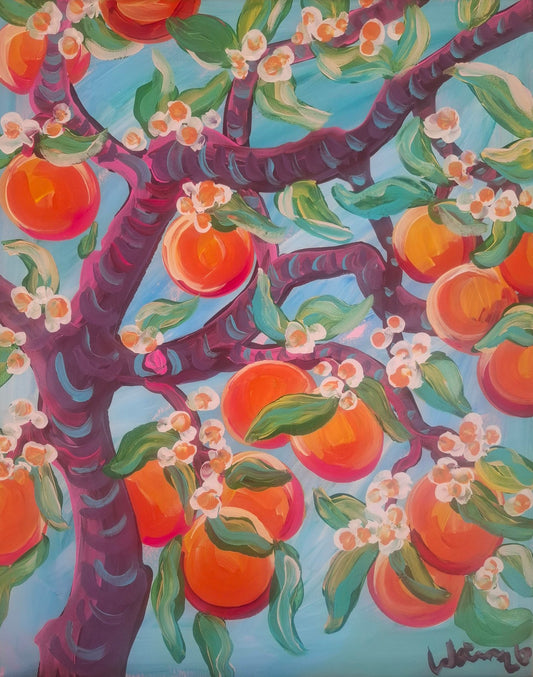 Oranges dans la brise - Kirsty Wain
- Acrylique sur toile