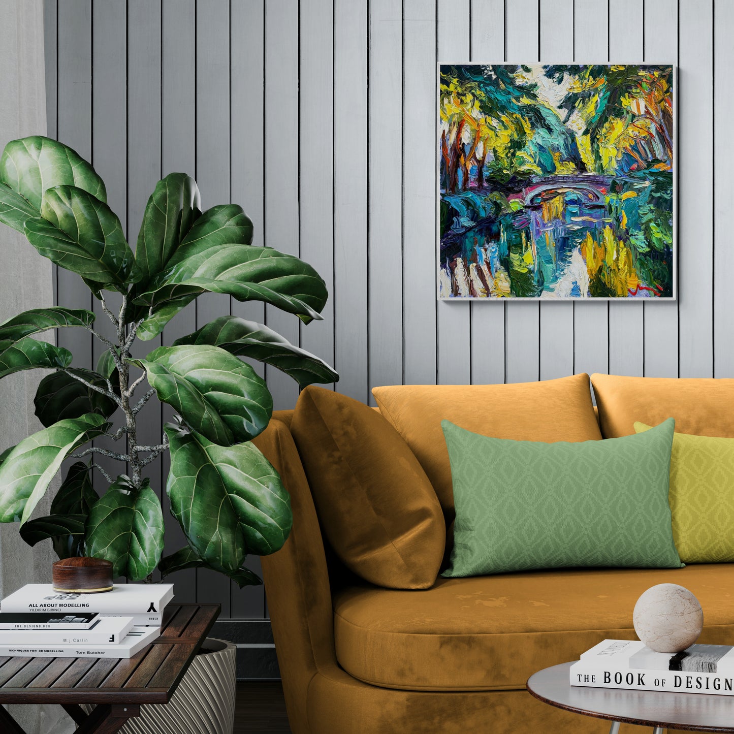 Ludovic LABBÉ - Canal du Midi - Artiste dont la côte monte en flêche !!!