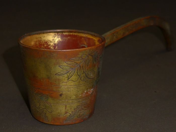 Shaku japonais - très beau - Louchon à Thé période EDO