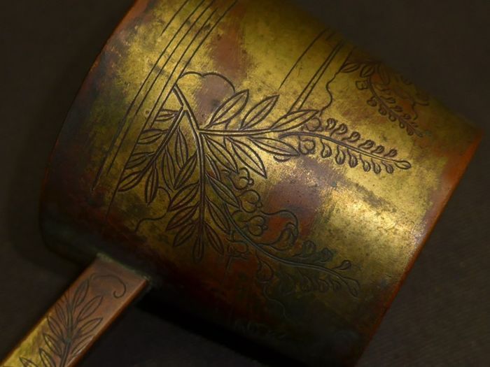 Shaku japonais - très beau - Louchon à Thé période EDO