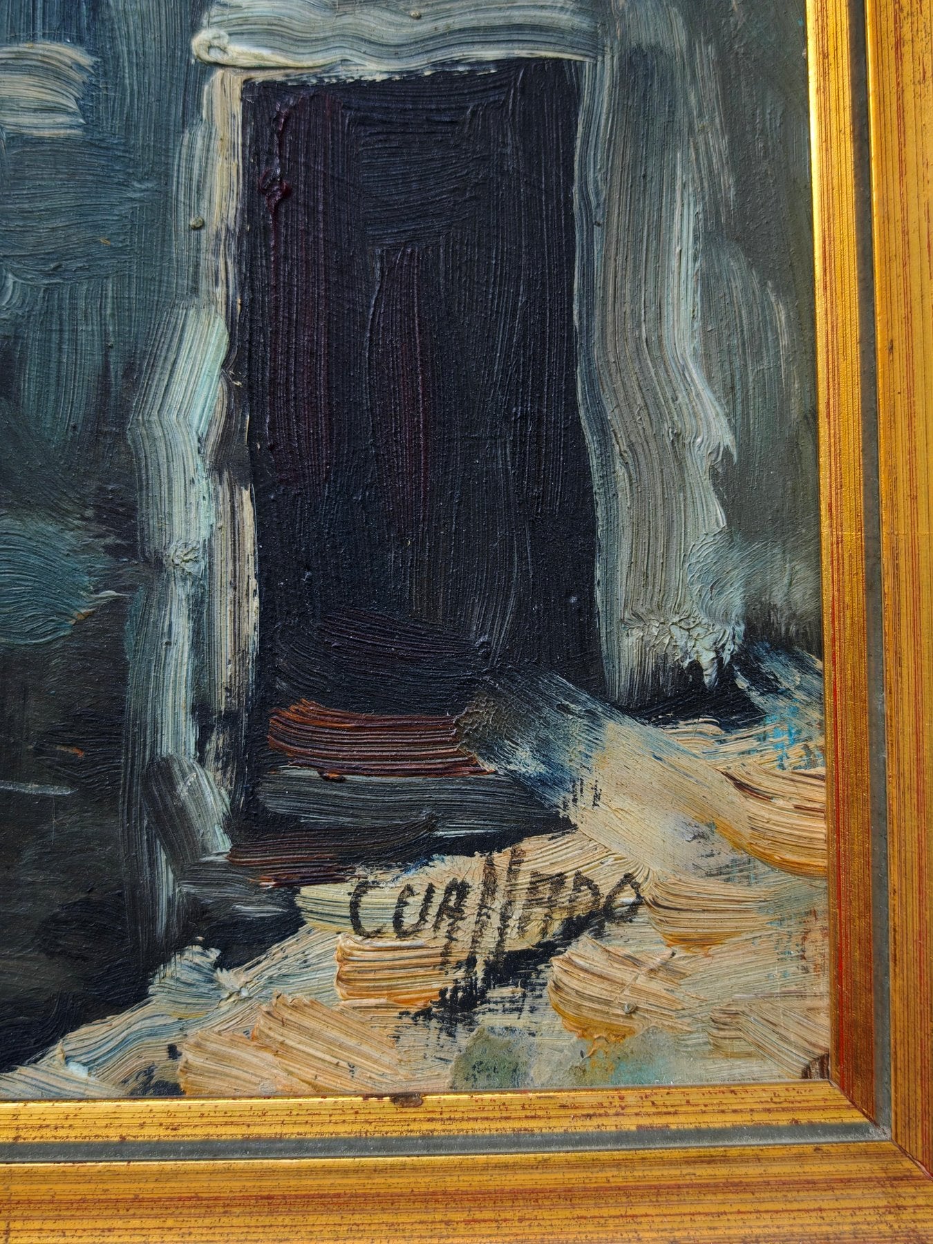 Cuallado - Huile sur toile Ecole espagnole