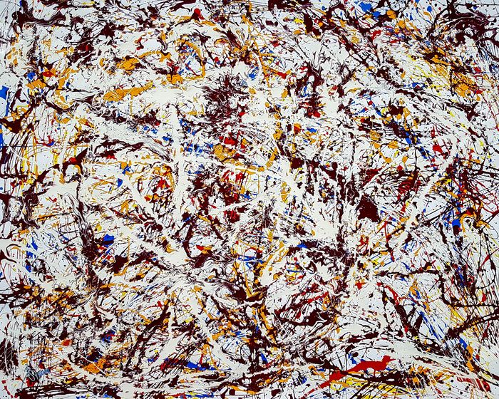 Superbe peinture sur toile Pollock Style - Arvydas Gaiciunas (Retne)