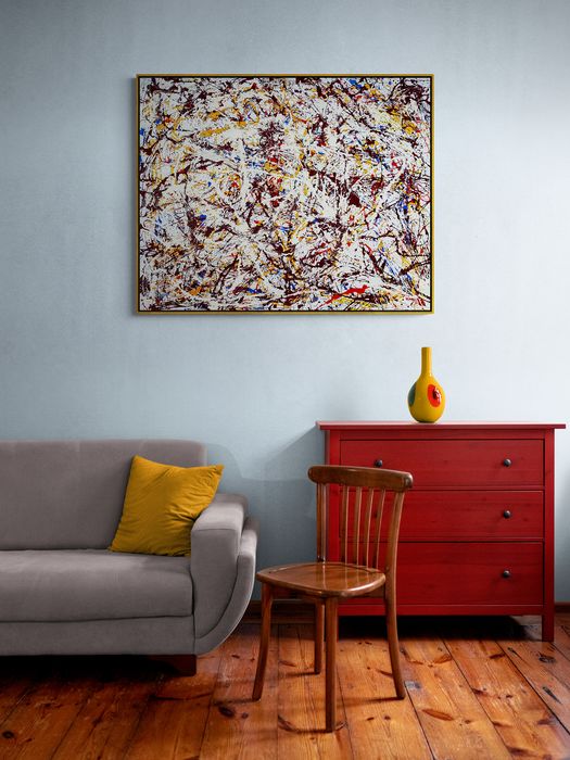 Superbe peinture sur toile Pollock Style - Arvydas Gaiciunas (Retne)