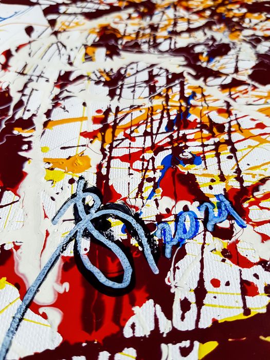 Superbe peinture sur toile Pollock Style - Arvydas Gaiciunas (Retne)