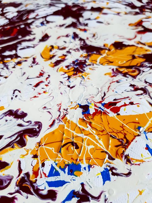 Superbe peinture sur toile Pollock Style - Arvydas Gaiciunas (Retne)