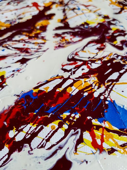 Superbe peinture sur toile Pollock Style - Arvydas Gaiciunas (Retne)