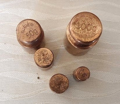 Balance - pour métaux précieux / balance à lettres avec poids