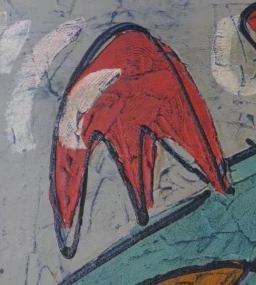 Peinture originale de Bohumil Kecir (1904-1987)