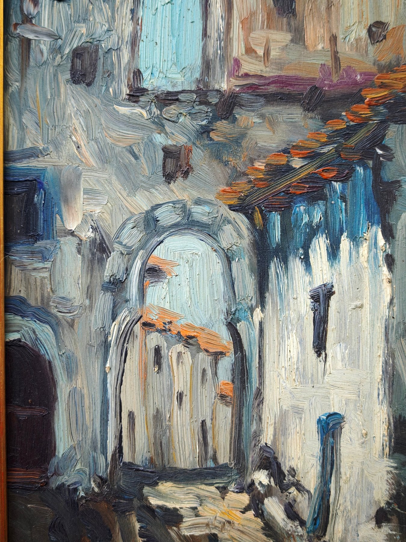 Cuallado - Huile sur toile Ecole espagnole