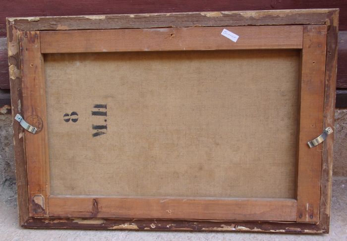 François Gautier (1842-1917) - Très beau bord de mer à Marseille