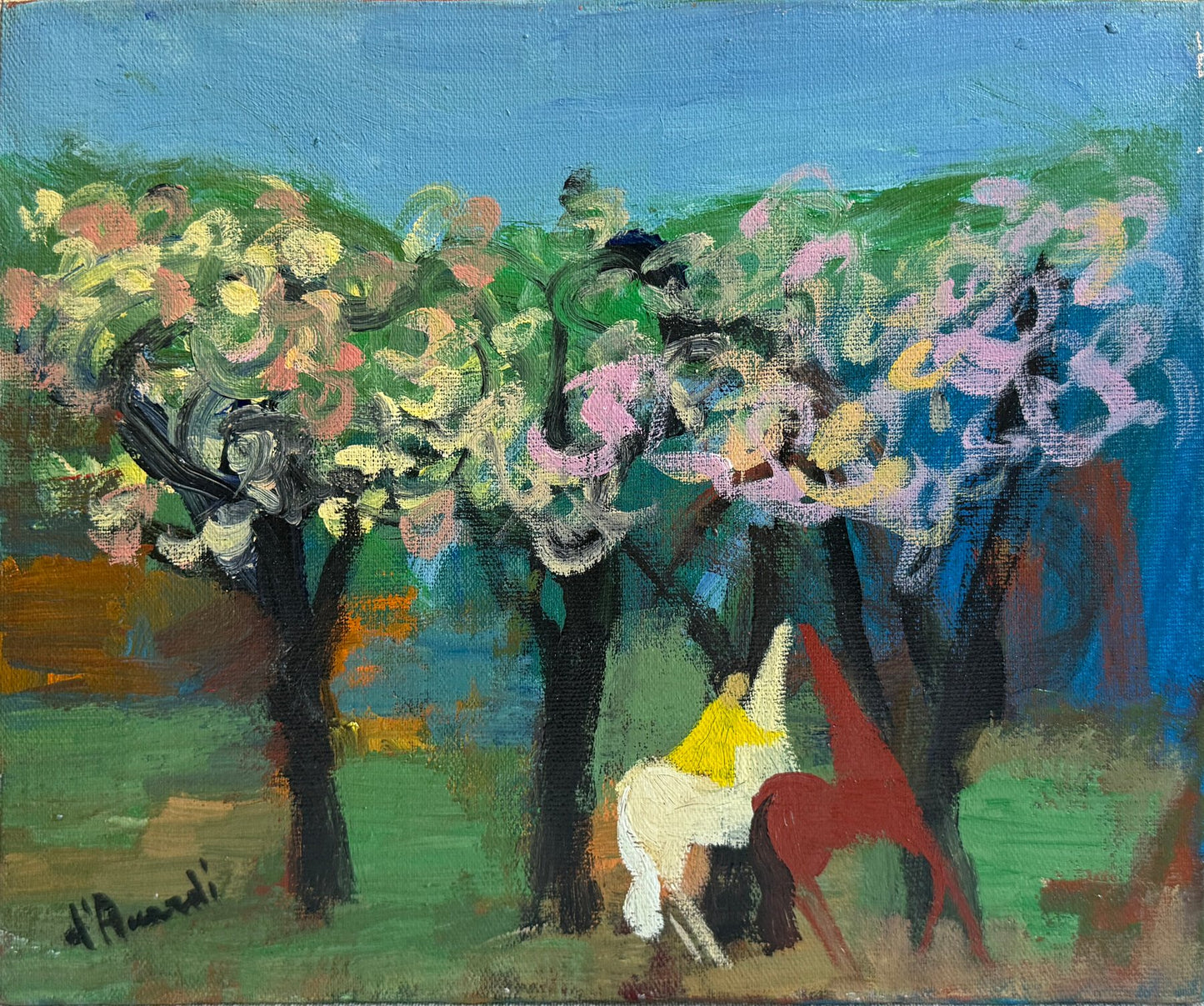 Gian Rodolfo D'Accardi (1906-1993) - Cavalli liberi