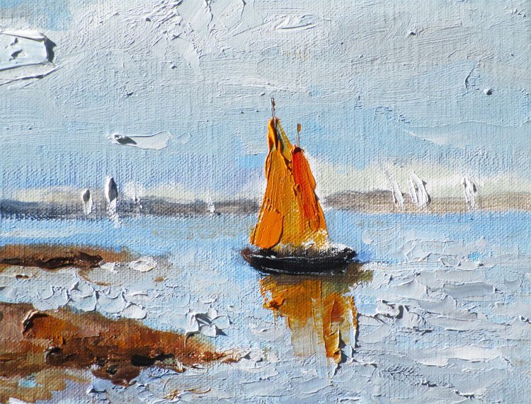 René Constant (XX) - Dans le Golfe du Morbihan