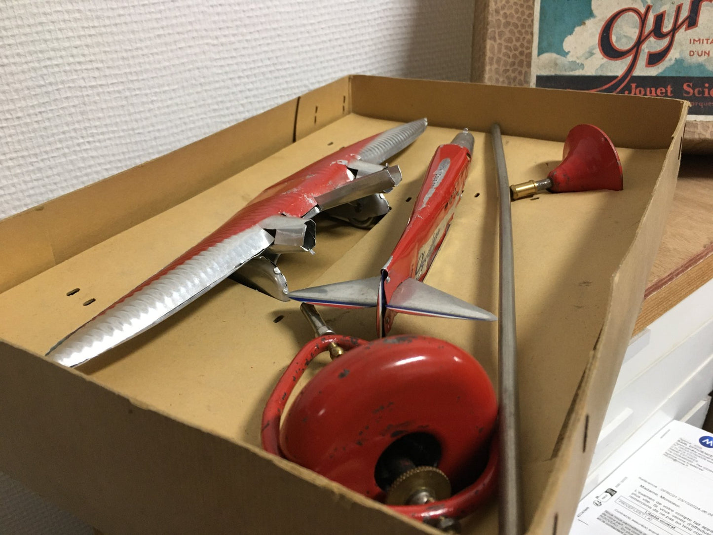 Mécavion - Avion-jouet - Gyroplane, avec boite d’origine - 1960-1970