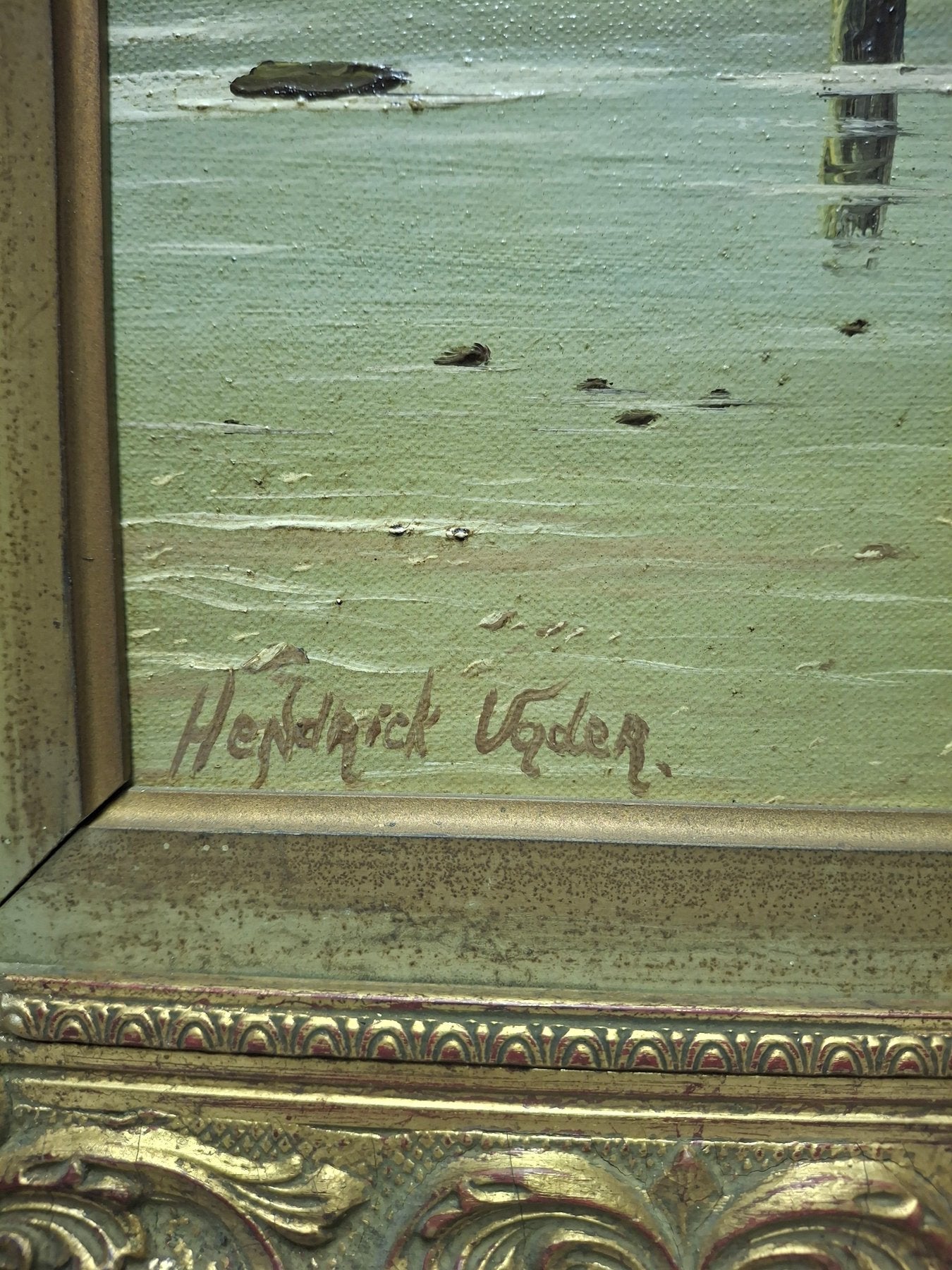 Hendrick Vader (1928-1997) - Botters op het strand - Huile sur toile