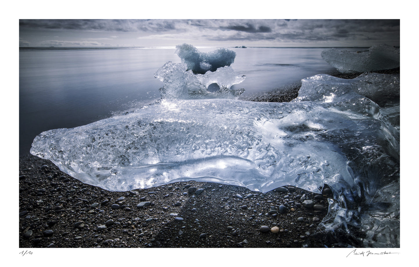 Photographie originale ICE LAND - Tirage limité