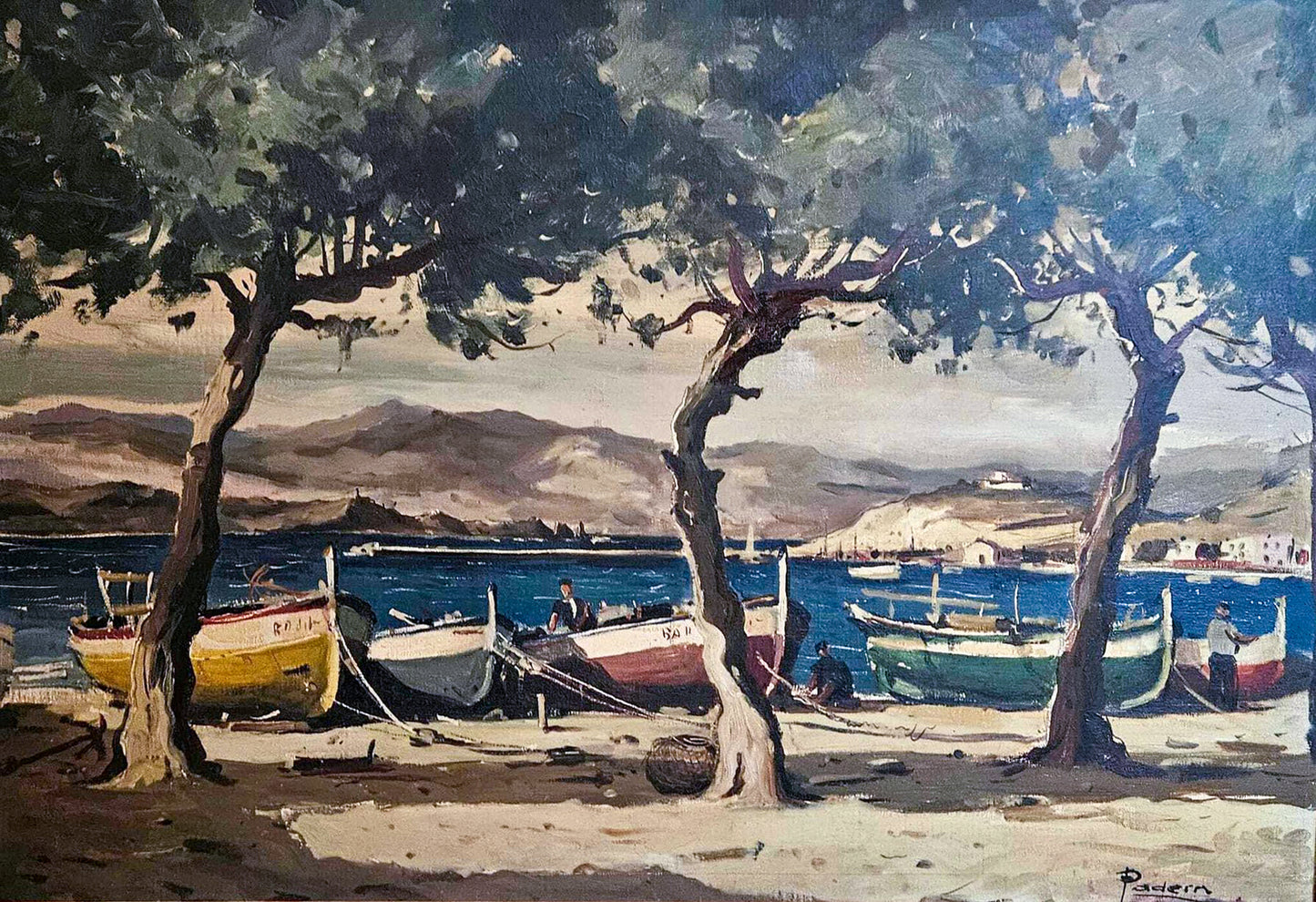Magnifique œuvre de Joan Padern - Peintre espagnol né en 1924