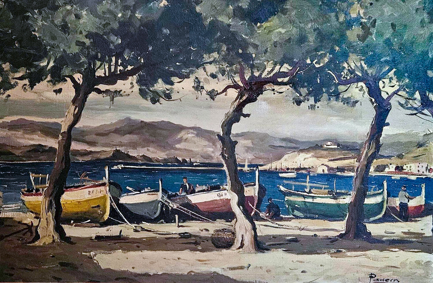 Magnifique œuvre de Joan Padern - Peintre espagnol né en 1924