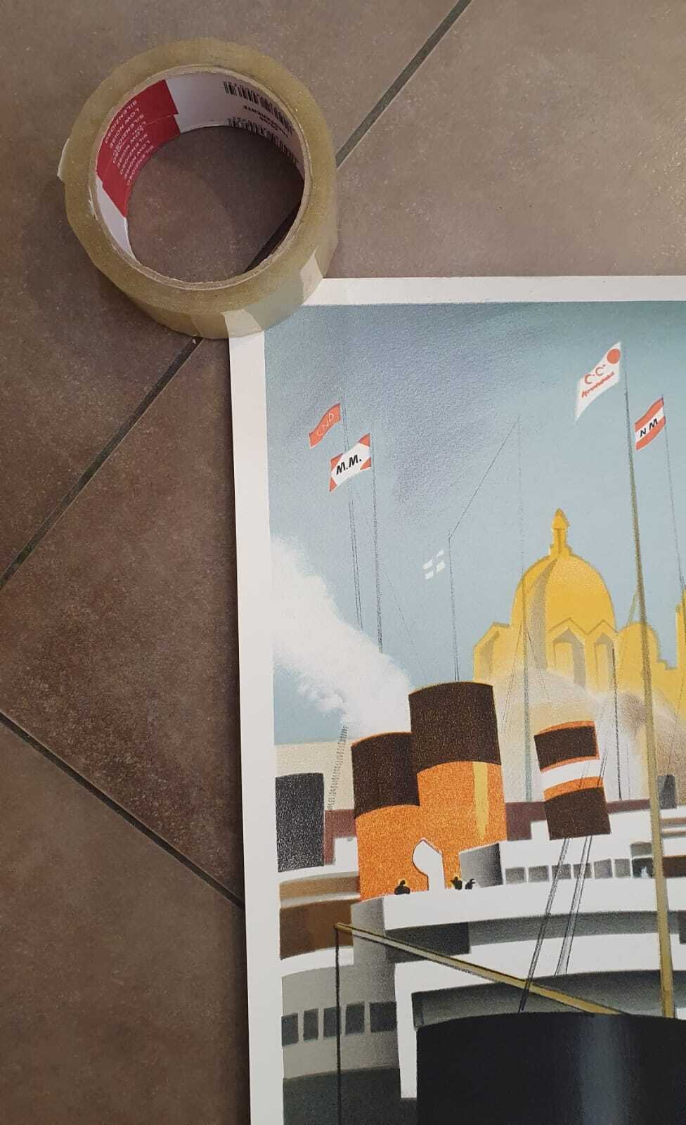 Lithographie - Roger Broders - Marseille Porte de L'Afrique du Nord  