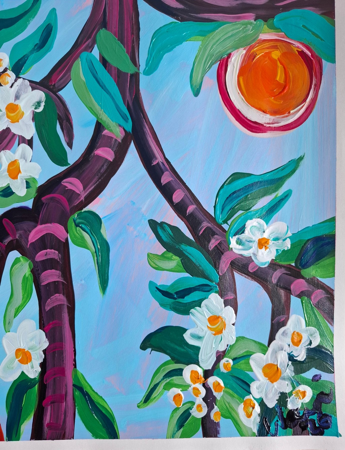 Kirsty Wain - Orange Tree XIX