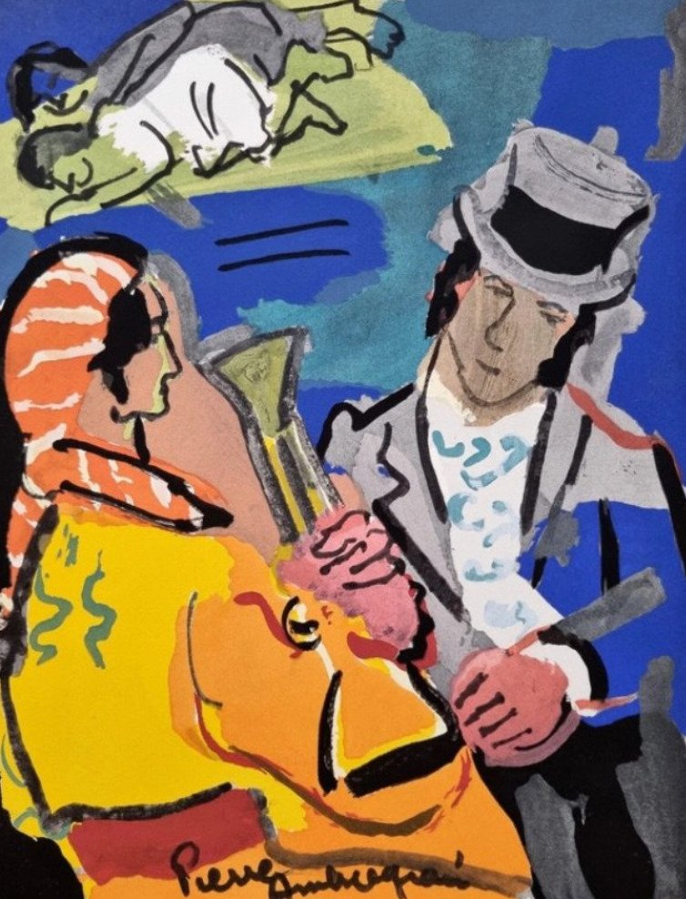 Pierre Ambrogiani (1907-1985) - Camp de bohémiens 