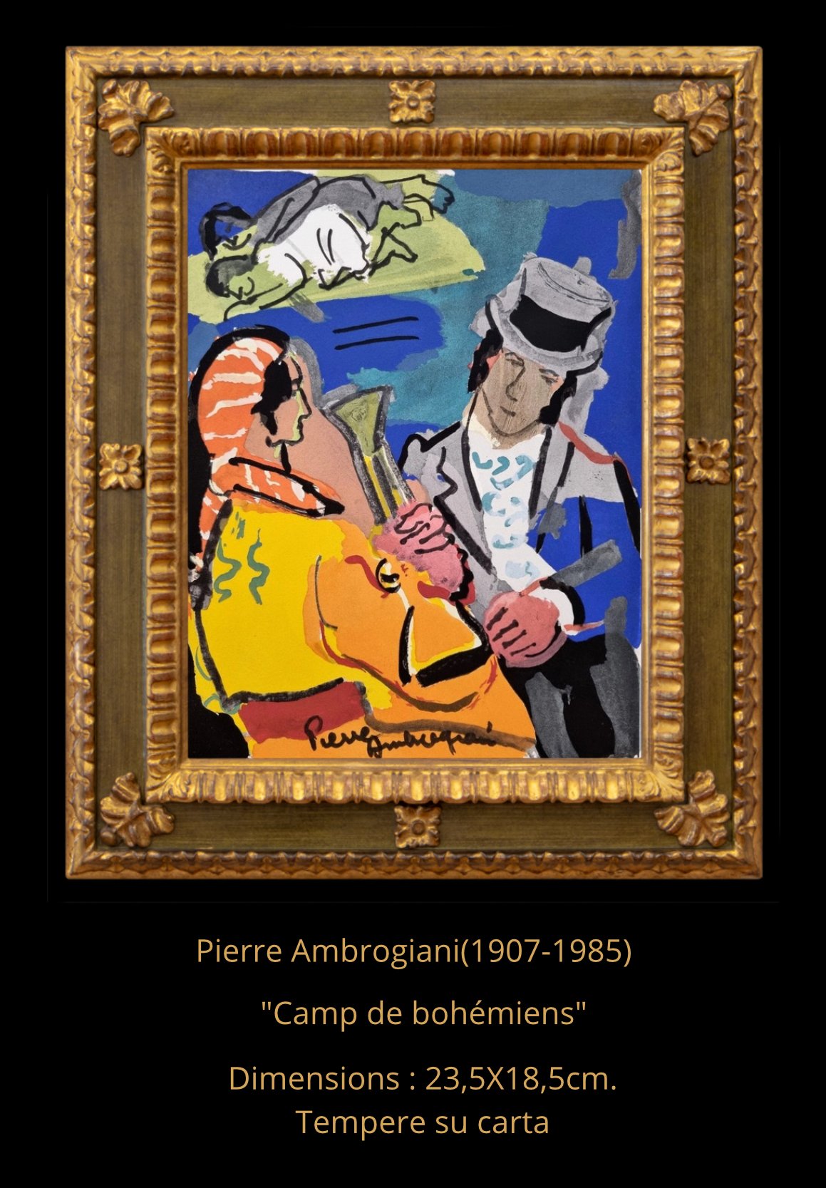 Pierre Ambrogiani (1907-1985) - Camp de bohémiens 