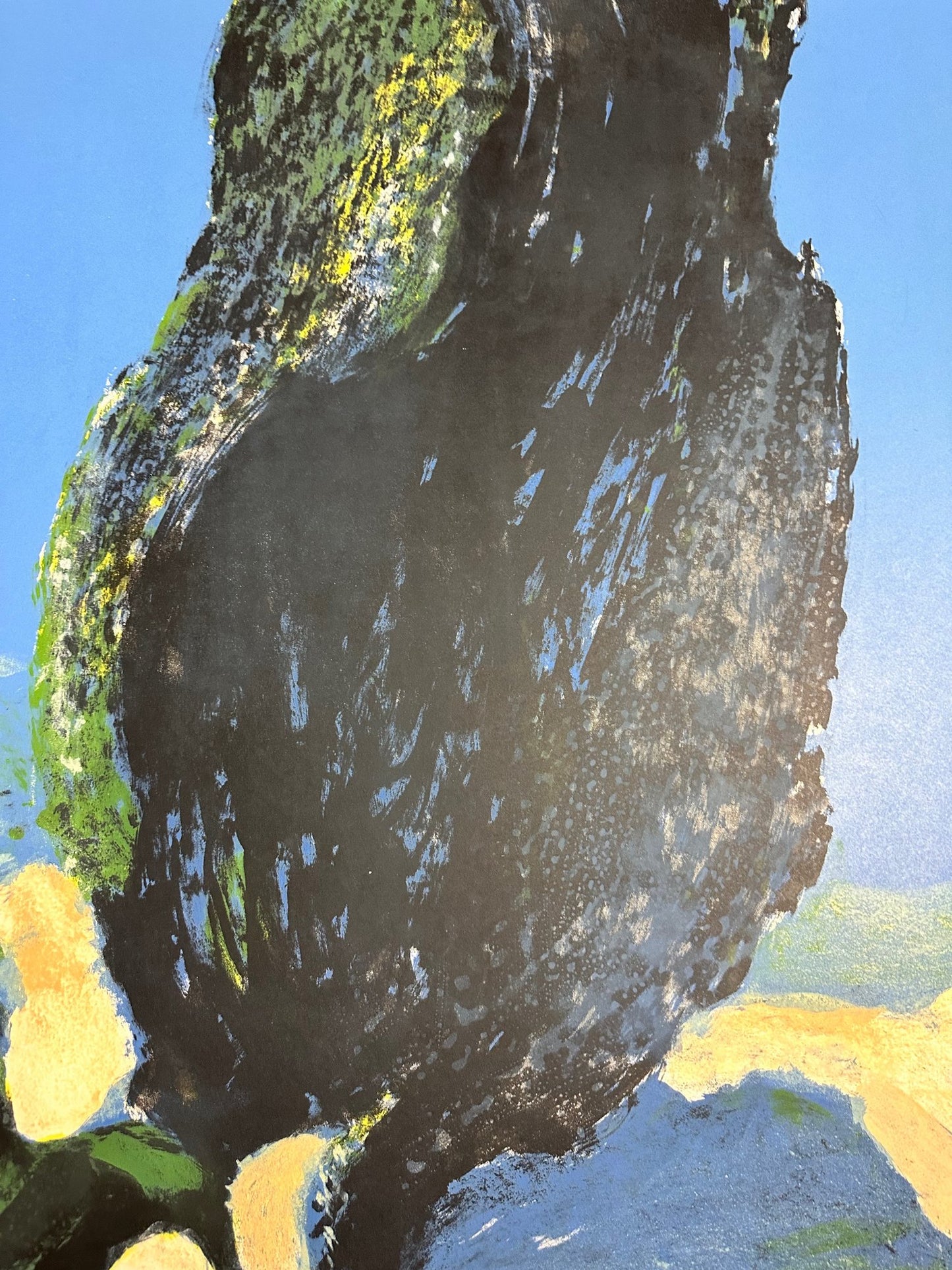 Roger Muhl - Cyprès - Lithographie