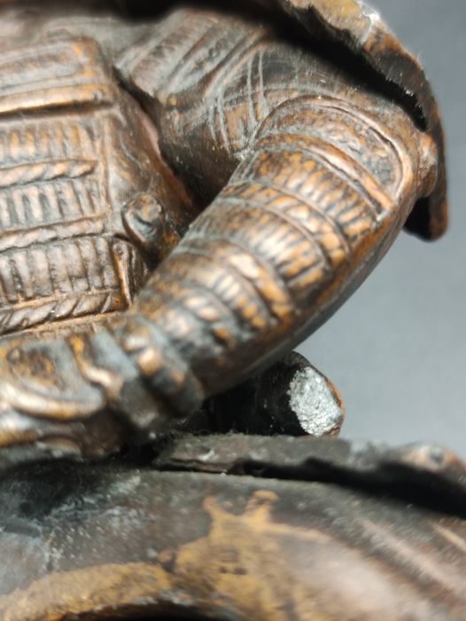 Sculpture Samouraï à cheval - Japon - 1930