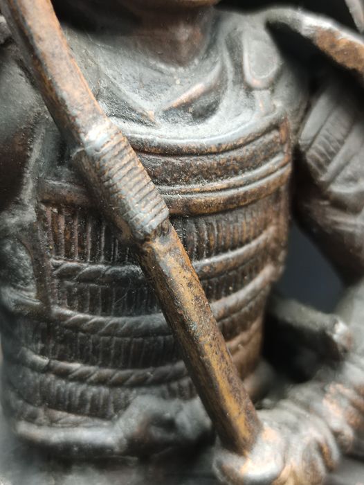 Sculpture Samouraï à cheval - Japon - 1930