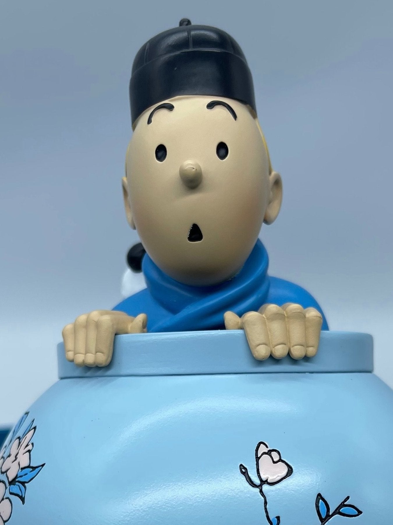 Tintin - Sculpture iconique- Vase du Lotus bleu