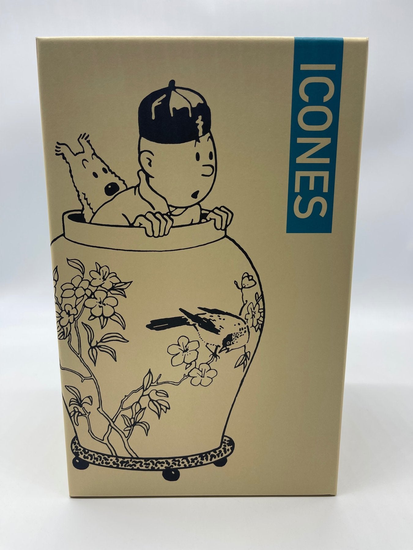 Tintin - Sculpture iconique- Vase du Lotus bleu