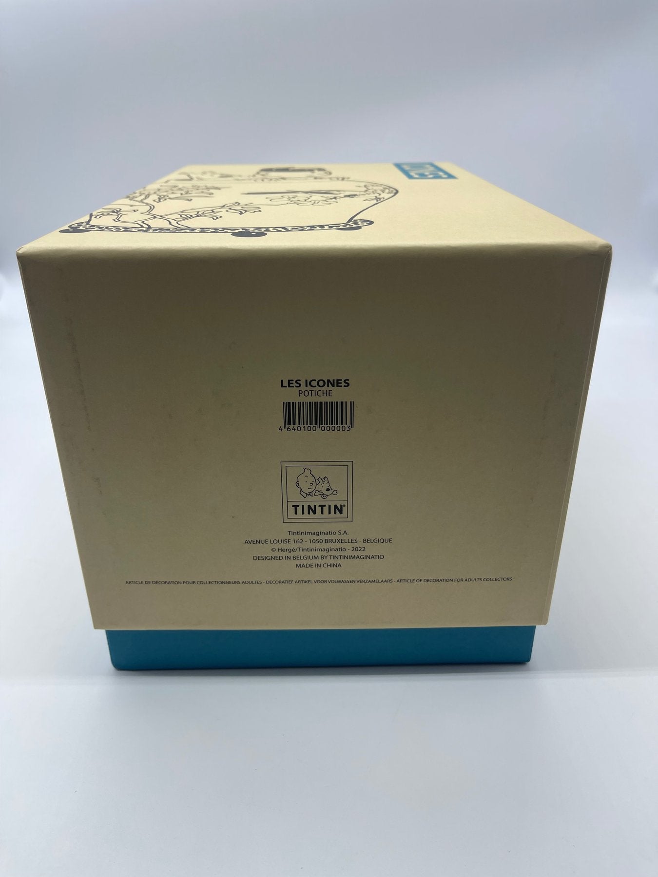 Tintin - Sculpture iconique- Vase du Lotus bleu