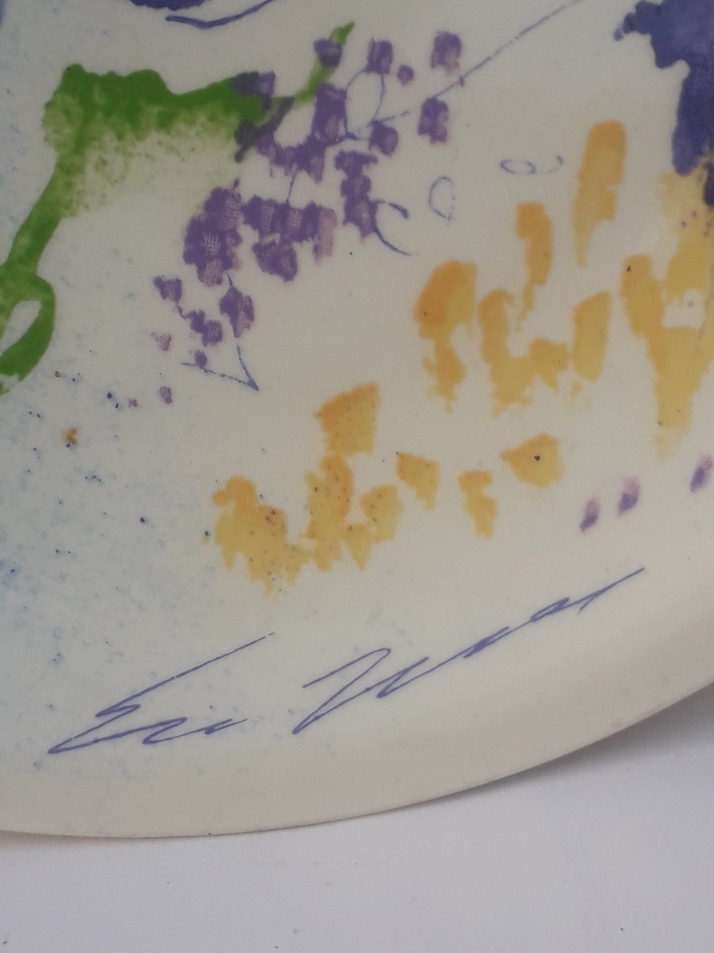 Plat céramique - Ernesto treccani