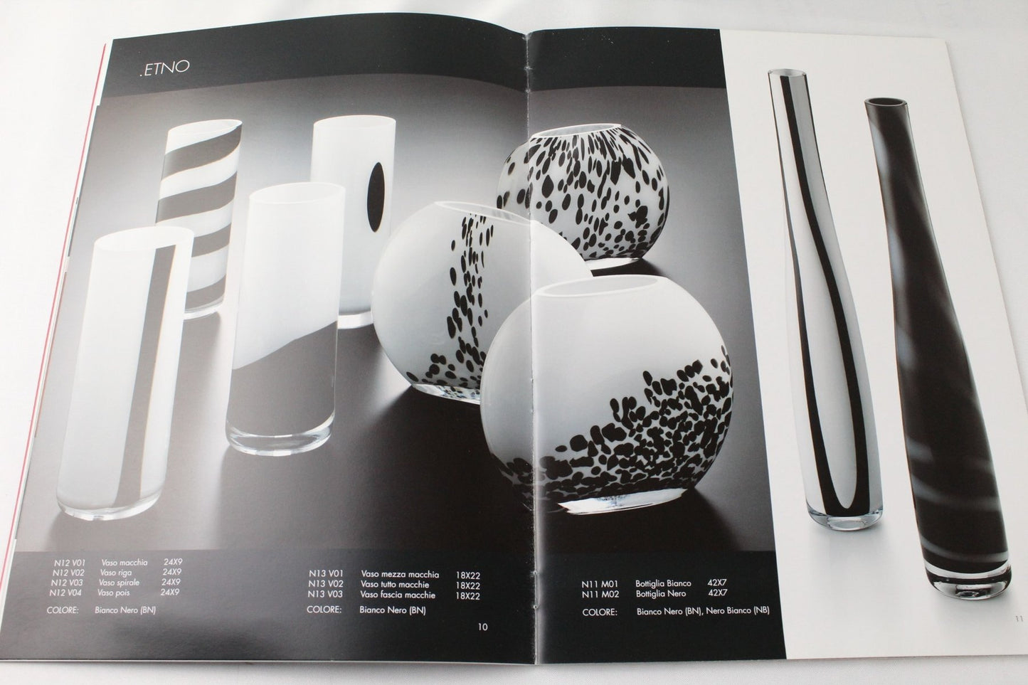 Magnifique grand vase en verre de Murano de la collection SOL - Carlo Nason