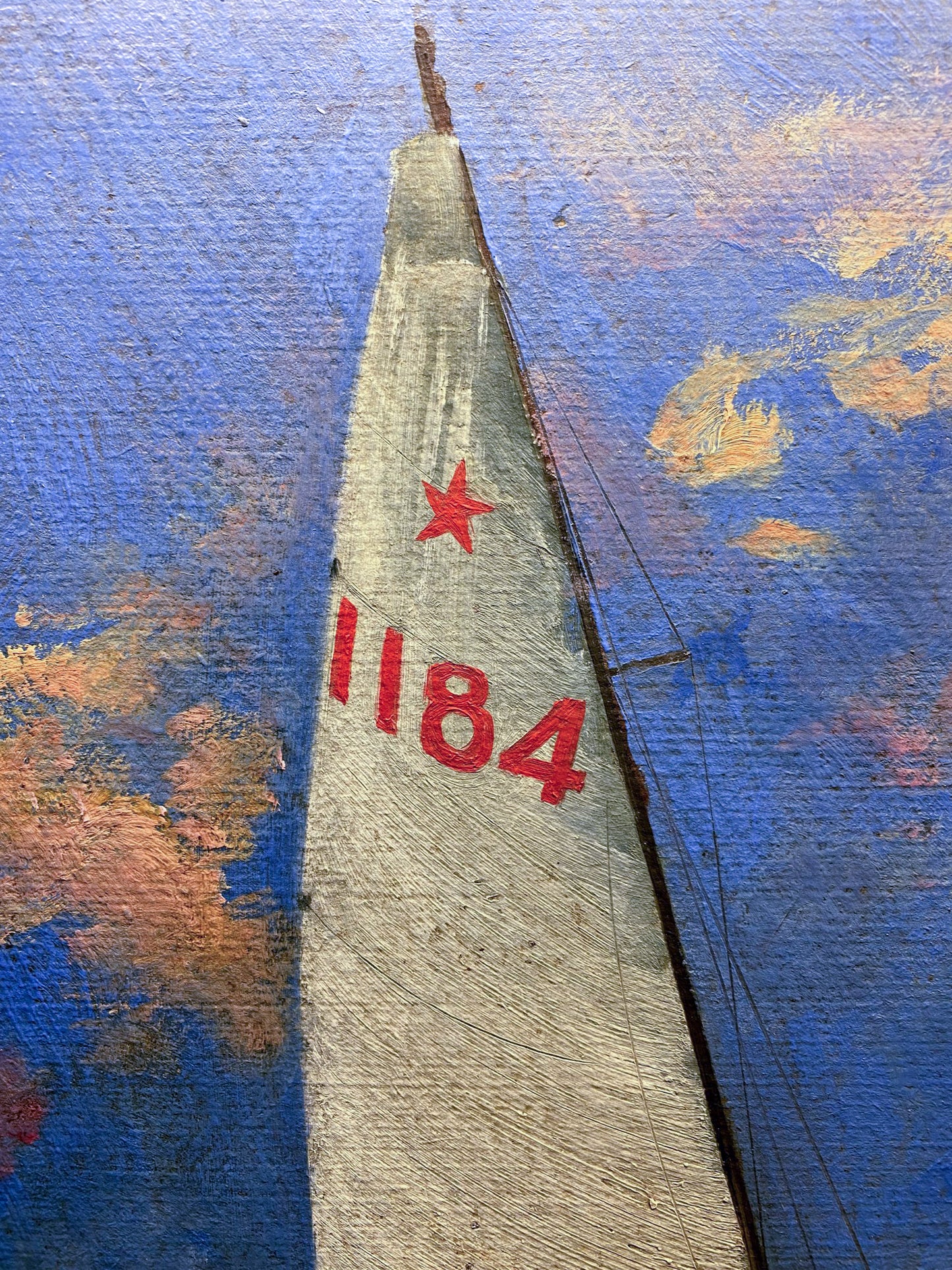 Angelo Maria Armao (peintre ligure) (XX) - Voiles de plaisance 1943