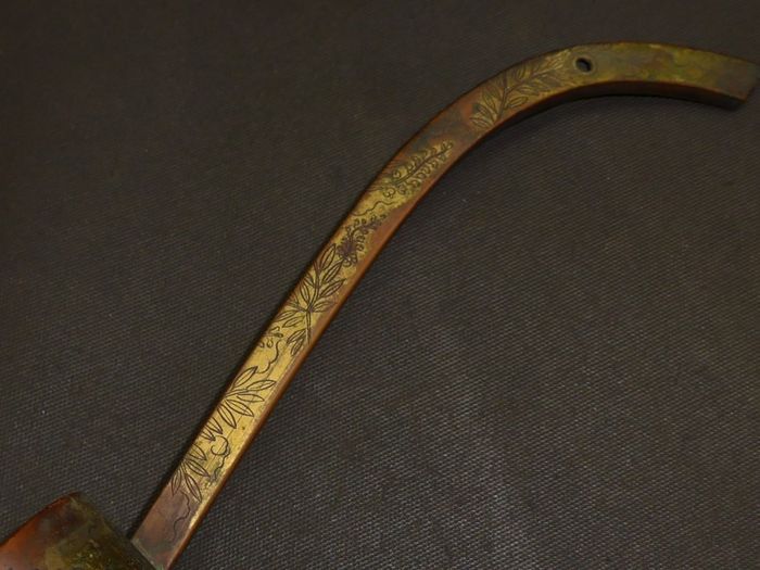 Shaku japonais - très beau - Louchon à Thé période EDO