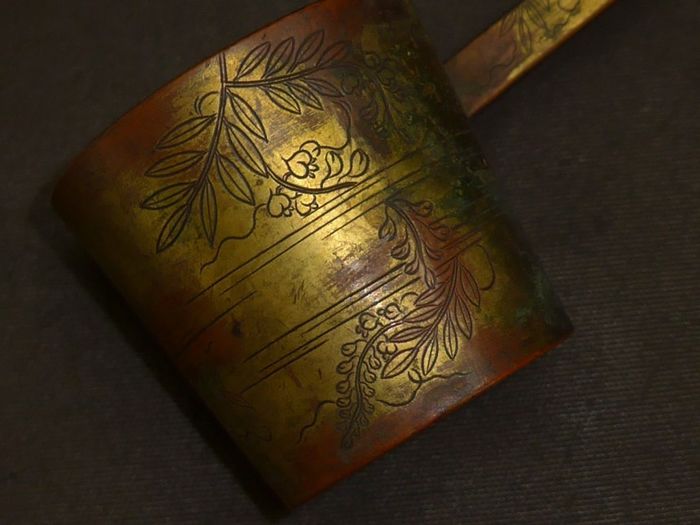 Shaku japonais - très beau - Louchon à Thé période EDO