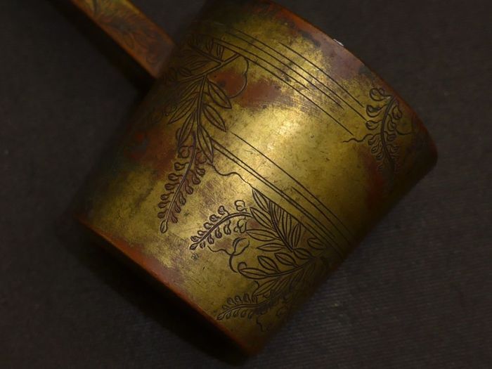 Shaku japonais - très beau - Louchon à Thé période EDO