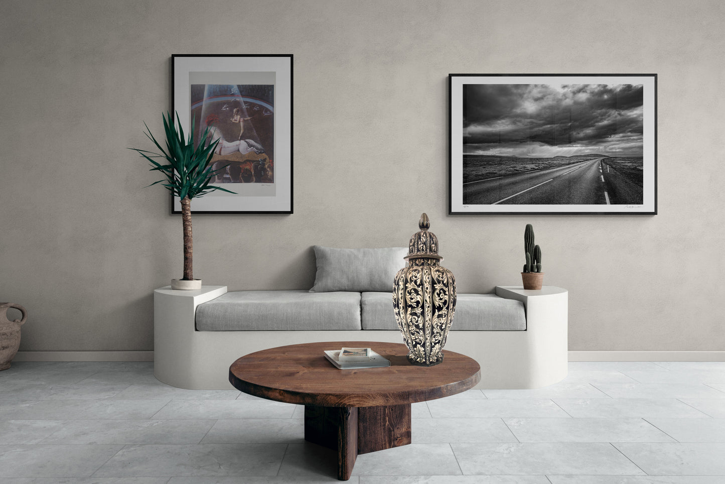 Corinthys Milan - Impressionnant vase de 60 cm au charme classique