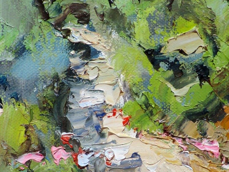 René Constant (1944) - Côte d'Azur - Sur le sentier douanier à Porquerolles